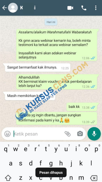 Bimbel Karantina CPNS Terbaik guru berpengalaman | Kursuscpns 16