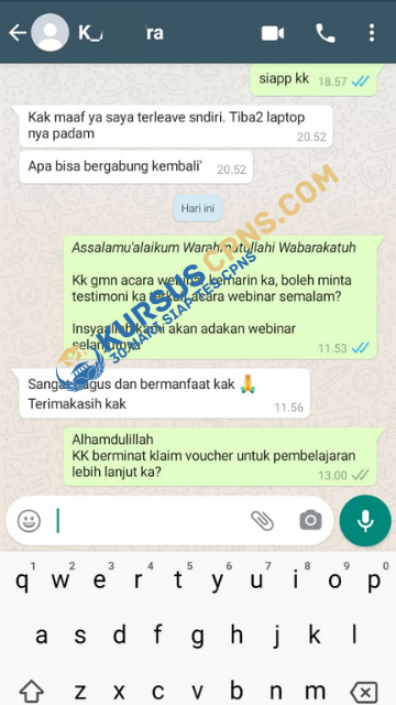 Bimbel Karantina CPNS Terbaik guru berpengalaman | Kursuscpns 13